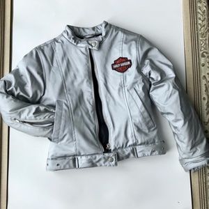 Harley Davidson  Silver Coat  size 7/8